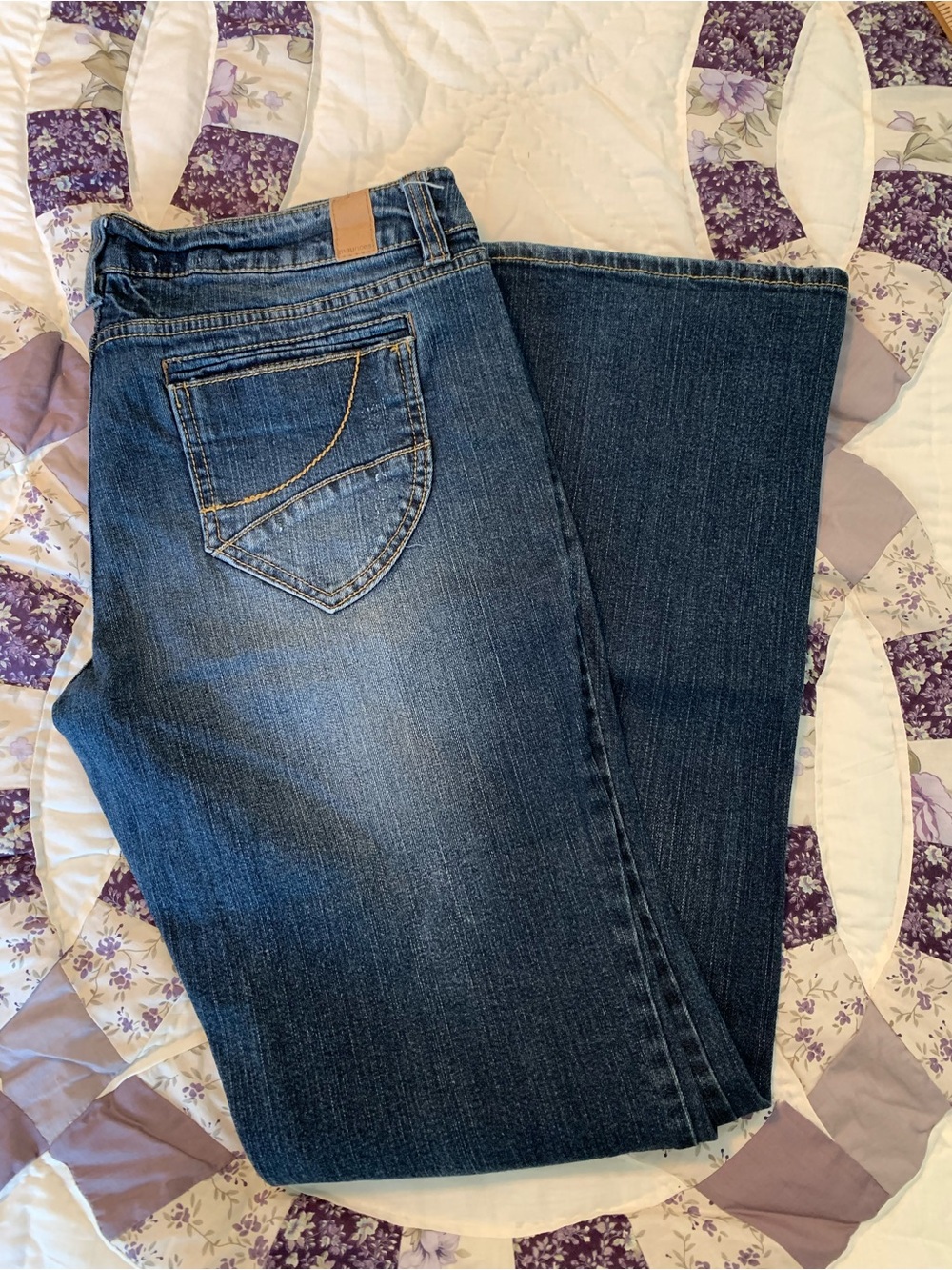 Maurices Women's Dark Blue Bootcut Jeans